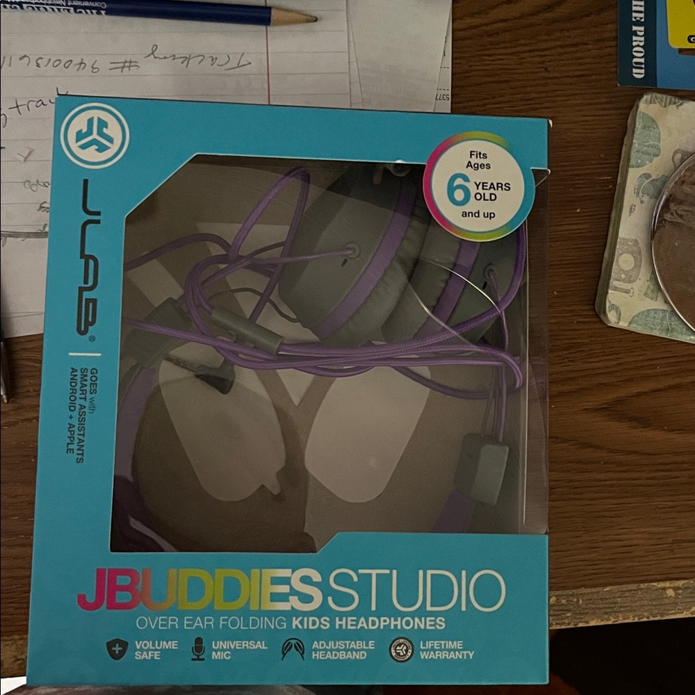 JBuddies Studio Kids Over-Ear Headphones - Purple